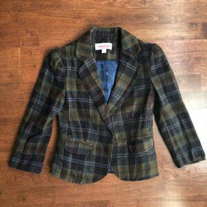Urban Outfitters Made in USA plaid blazer XS